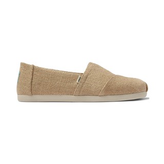 TOMS รองเท้าลำลองผู้ชาย แบบสลิปออน (Slip on) รุ่น Alpargata Seasonal Natural Burlap รองเท้าลิขสิทธิ์แท้