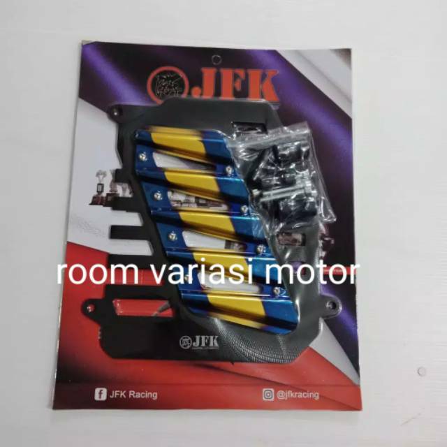 COVER RADIATOR NMAX AEROX LEXI COVER RADIATOR TWOTONE ORIGINAL BAKARAN