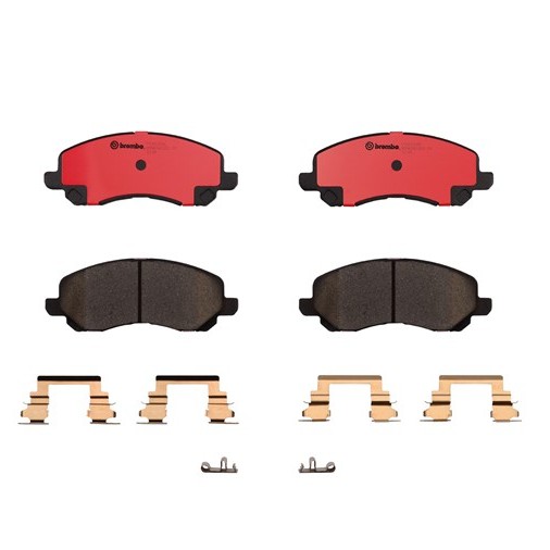Brembo ผ้าเบรคหน้า mitsubishi lancer ex 1.8 2.0 ปี 2009-2015 มิตซูบิชิ แลนเซอร์ อีเอ็กซ์ เบรมโบ้