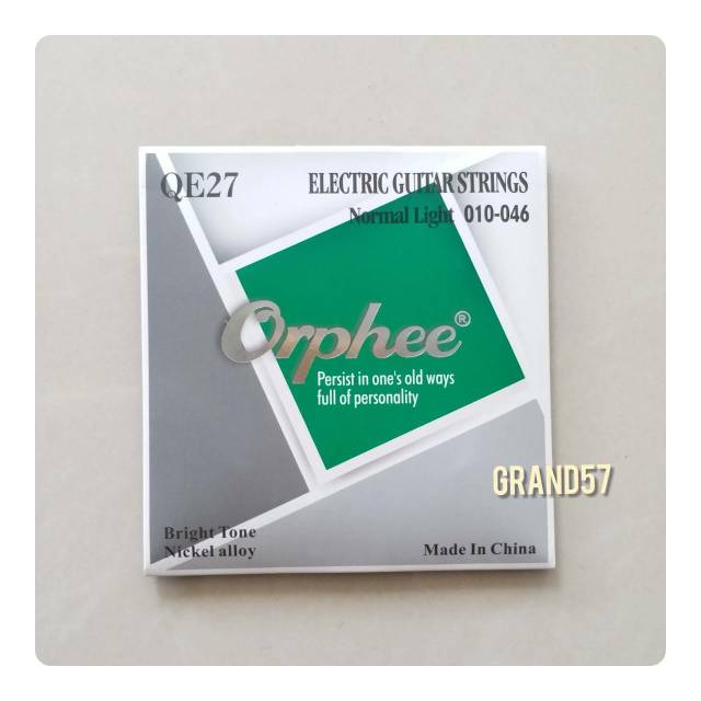 สายกีตาร์ไฟฟ้า Orphee 010 QE27 สาย Orphee qe27 1046