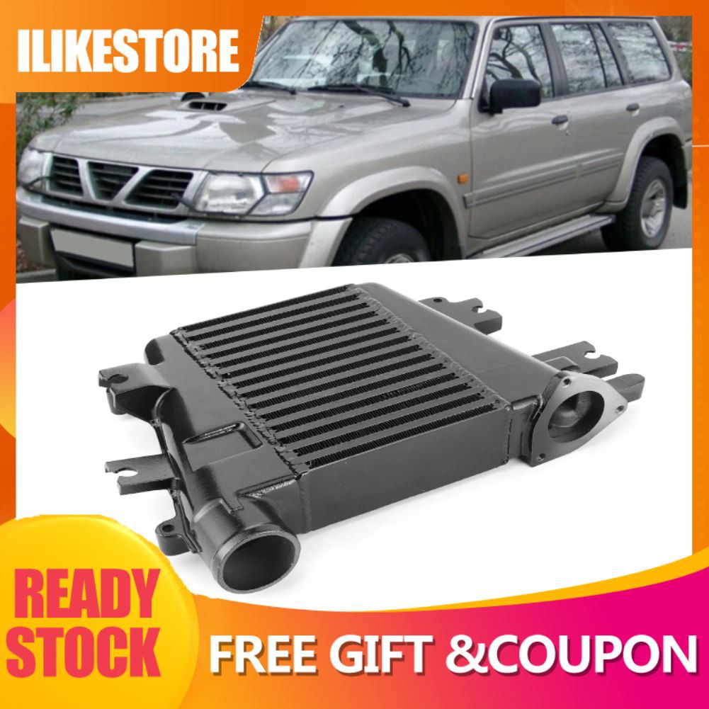 Ilikestore Turbo Intercooler อลูมิเนียมรถ Refit Fit สําหรับ Nissan GU Y61 PATROL ZD30 3.0L