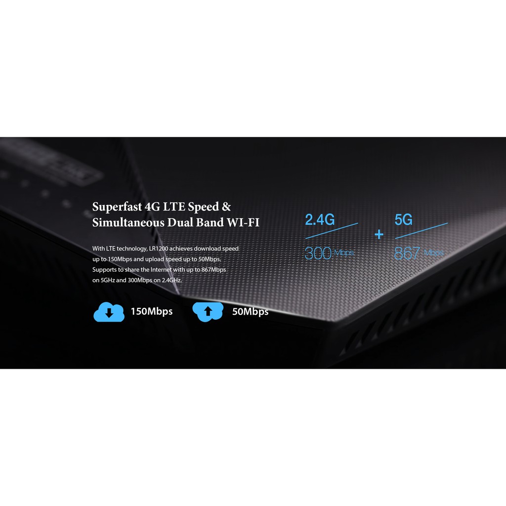 TOTOLINK รุ่น LR1200 AC1200 Wireless Dual Band 4G LTE Router เร้าเตอร์ ...