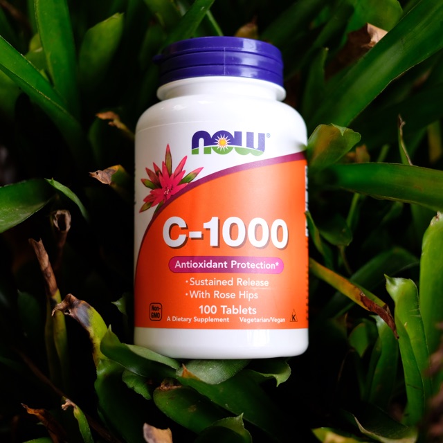 วิตามินซี 1000mg  1กระปุก ทานได้4เดือน Now foods C-1000