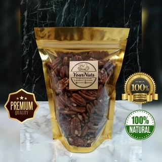(อบใหม่ทุกวัน❗ส่งเร็ว 1 วัน) พีแคน USA Premium ดิบ/อบธรรมชาติ Organic 100% ขนาด 150-1000 กรัม by YourNuts