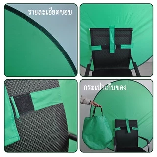 หน้าจอพื้นหลังการถ่ายภาพฉากหลังสีเขียวสตูดิโอถ่ายวิดีโอแบบพกพา ฉากเขียว กรีนสกรีน OBS Green Screen อุปกรณ์ถ่ายภาพ