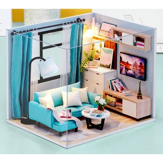 บ้านตุ๊กตา DIY #Living Room H-018B