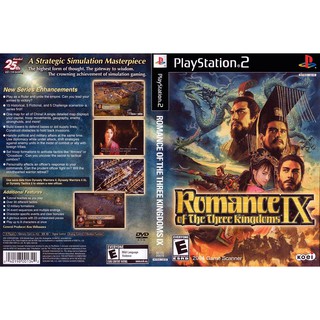 ROMANCE OF THE THREE KINGDOMS 9 [PS2 US : DVD5 1 Disc]