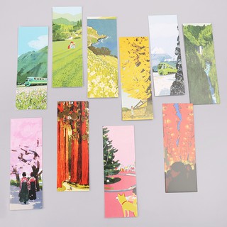 *❤❤30pcs Winter Sonata Bookmarks Notes Label Message Card