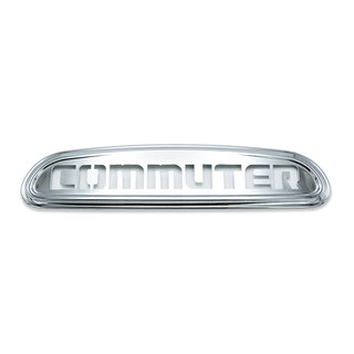 ครอบไฟเบรคดวงที่สาม "COMMUTER" โตโยต้า คอมมูเตอร์ สีโครเมี่ยม สำหรับ Toyota Commuter ปี 2005-2019