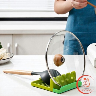 ที่ครอบหม้อ ที่ใส่พลาสติก อเนกประสงค์ ที่วางช้อนซุป Kitchen shelf