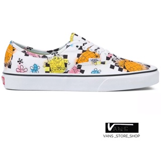 VANS AUTHENTIC X SPONGEBOB  AIRBRUSH  SNEAKERS สินค้ามีประกันแท้