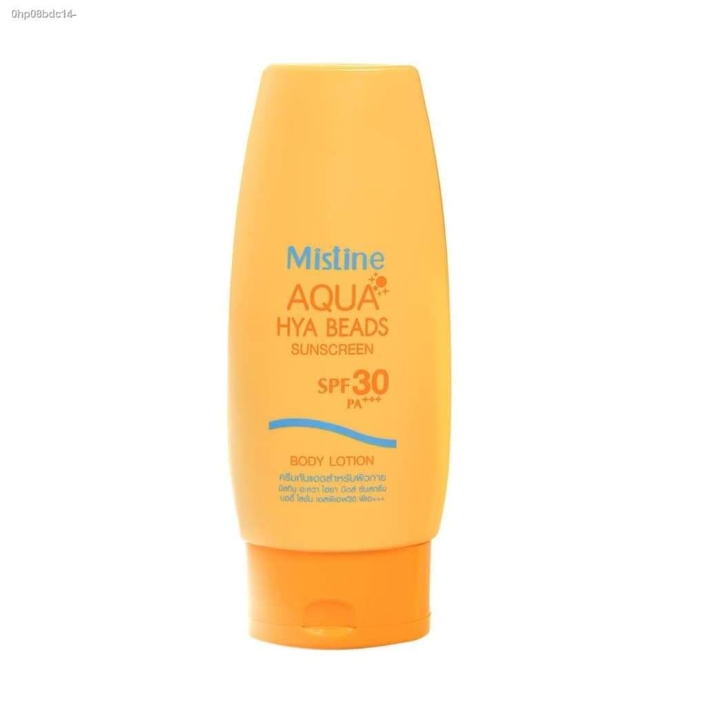 Mistine Aqua Hya Beads Sunscreen SPF30 PA+++ 150 ml.
