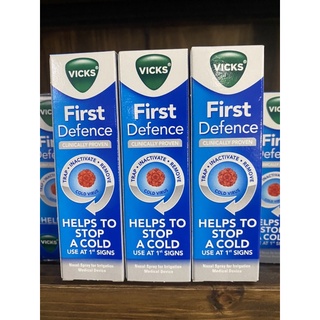 Vicks First Defence Nasal Spray 15 ml วิคส์ สเปรย์พ่นจมูก แก้หวัด exp 2024-08