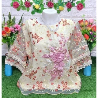 เสื้อออกงานผ้าแก้ว ไซส์ใหญ่ รอบอกตั้งแต่42-56