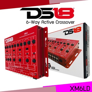 ครอสโอเวอร์ 6ทาง DS18 XM6LD CROSSOVER 6-Way ครอสโอเวอร์ รถยนต์ ปรับจูนเสียง ปรับซับ ปรับความถี่ ปรับเบส บูสเบส คุมเสียง