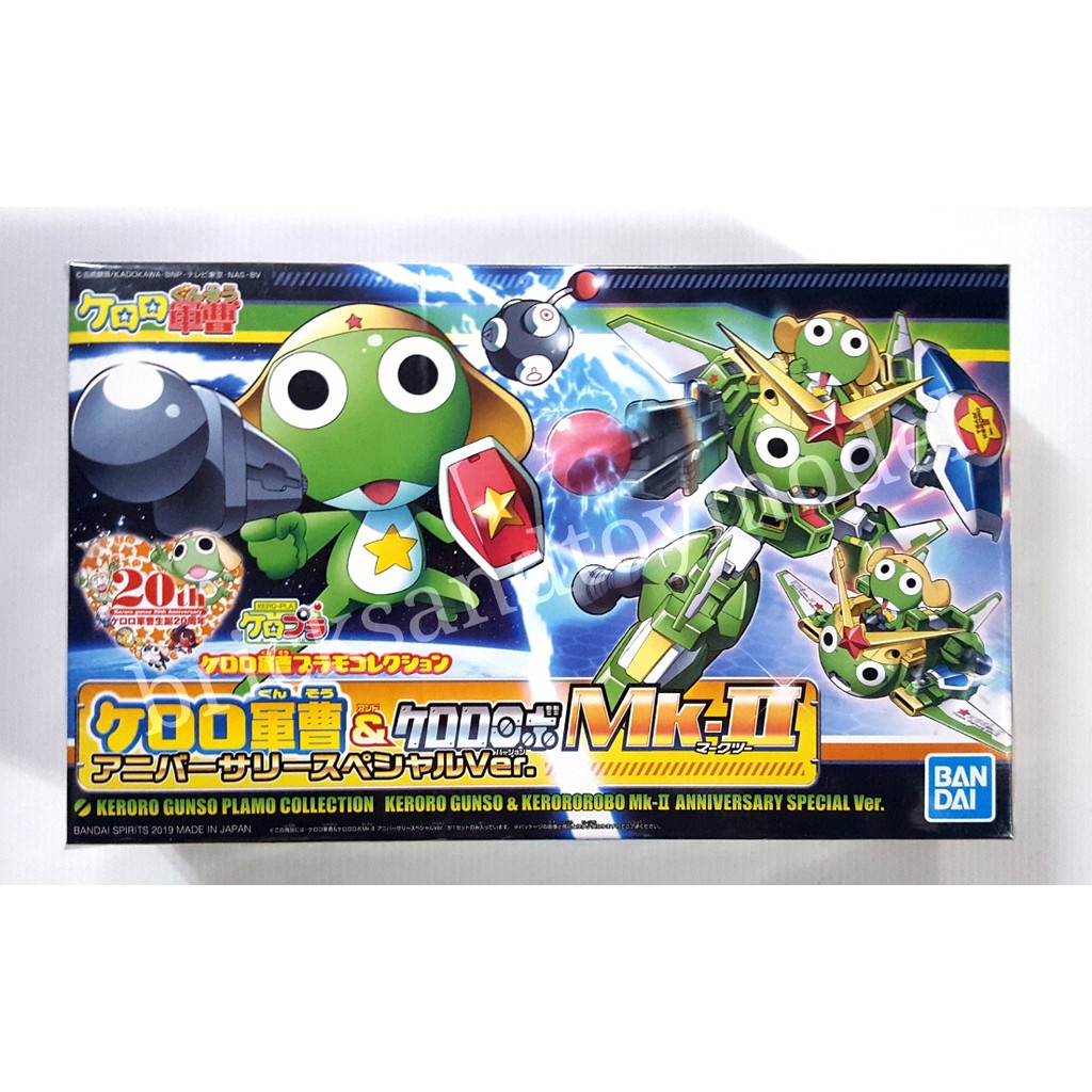 เคโรโระ KERORO GUNSO PLAMO COLLECTION KERORO GUNSO & KERORO ROBO MK-II ANNIVERSARY SPECIAL Ver.