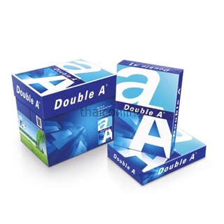 กระดาษถ่ายเอกสาร ดับเบิ้ล เอ Double A 80 แกรม 500 แผ่น ยกลังถูกกว่า