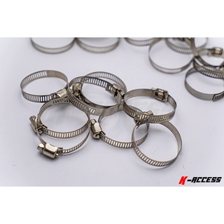 เข็มขัดรัดท่อ เหล็กรัด แคมป์รัดสแตนเลส วัสดุสแตนเลสอย่างดี ใ…