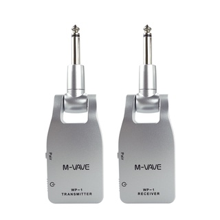 M-vave 2.4G เครื่องรับส่งสัญญาณกีตาร์ เบส แบบไร้สาย แบตเตอรี่ลิเธียมในตัว ระยะการส่งสัญญาณ 30 เมตร