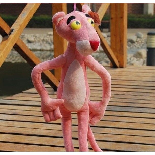 【Gd】ตุ๊กตา Naughty Pink Panther น่ารัก ขนาด 40 ซม. ของเล่นสำหรับเด็ก ราคา ถูกที่สุด ดีลบีเคเค แกลเลอรีภาพที่ 5