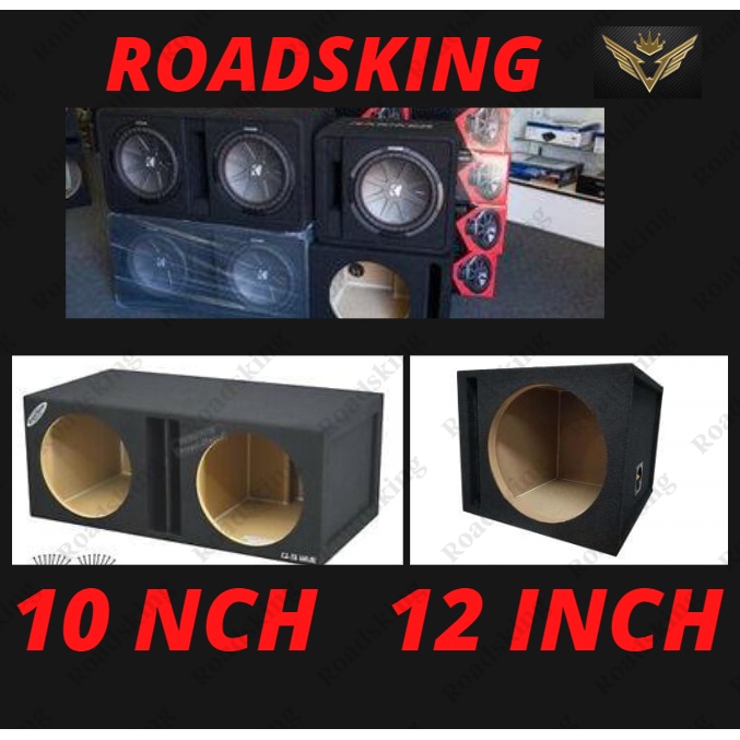12 INCH 10 INCH CAR PLAYER AUDIO SUBWOOFER SPEAKER BOX CARPET DOUBLE SINGLE