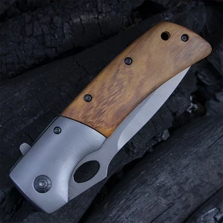 Browning มีดพับเดินป่า มีดพับตั้งแคมป์ จับถนัดมือ แข็งแรงคมกรีบ Folding Knife Outdoor Multifunctional Portable Knife