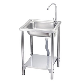 Sink stand FREESTANDING KITCHEN SINK MESTER PSX50 1B STAINLESS STEEL Sink device Kitchen equipment อ่างล้างจานขาตั้ง ซิง