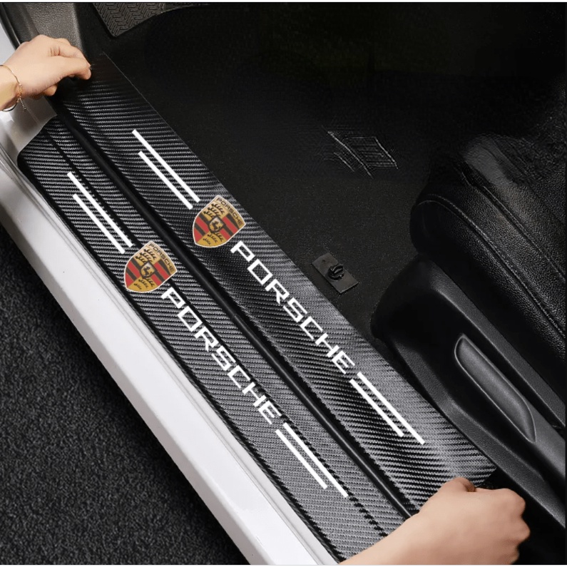 Suitable for Porsche macan door sill strip macan Cayenne Cayman taycan 718 Boxster 911 Panamera welc