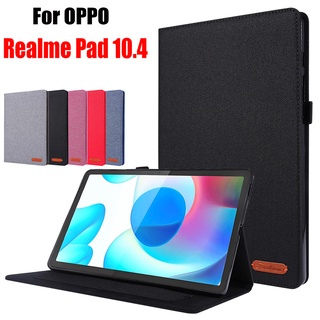 เคสแท็บเล็ตหนัง Pu แฟชั่น 10.4 นิ้วสําหรับ OPPO Realme Pad 10.4 นิ้ว RMP2102 RMP2103 RealmePad mini 8.7" 2022 RMP2105