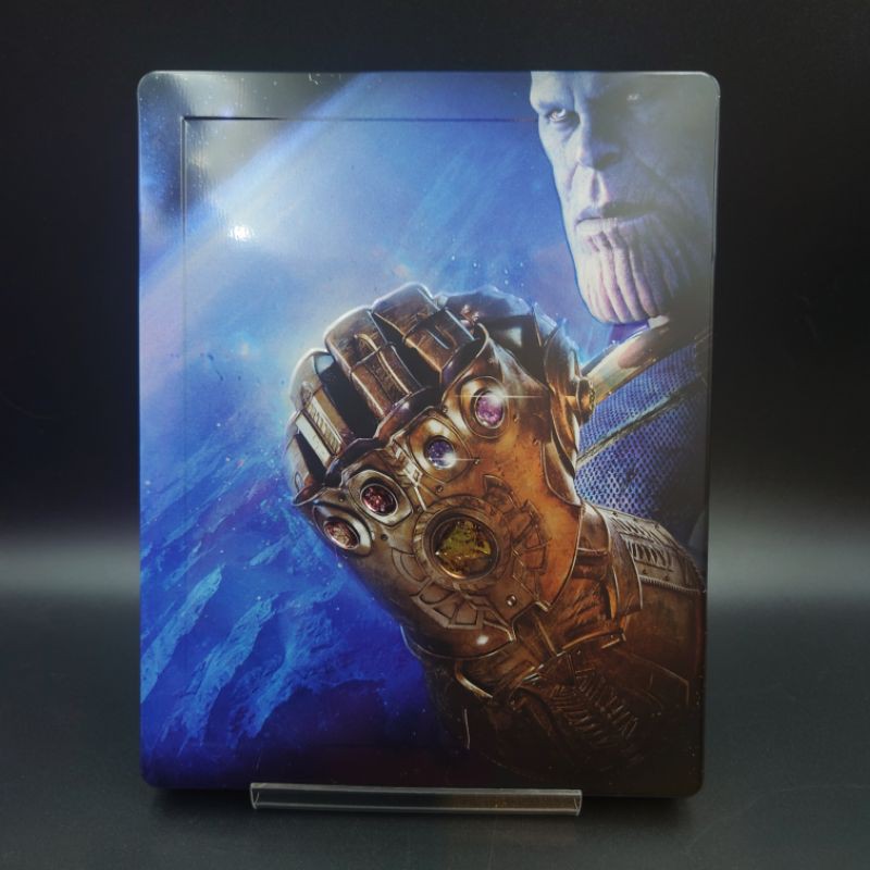 Blu-ray Steelbook Marvel Avengers Infinity War เสียงไทย Sub-Thai มือสอง มี Dvd Blu Ray 1 แผ่น กล่องเหล็ก หายาก ราคาถูก