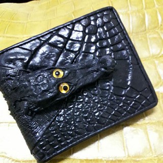 crocodile wallet กระเป๋าธนบัตรใบสั้น