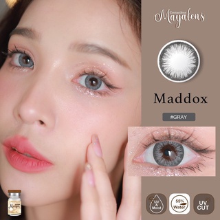 คอนแทคเลนส์ยี่ห้อ Mayalens รุ่น  Maddox Gray (สีเทา)