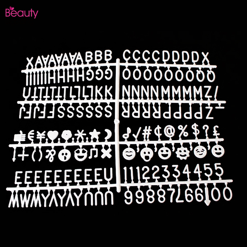 Retro Letter Board ตัวเลขตัวอักษรฟรี 30*24.5 ซม.(ไม่รวมบอร์ด) 107 ตัวอักษร 42 สัญลักษณ์และตัวเลข 21 