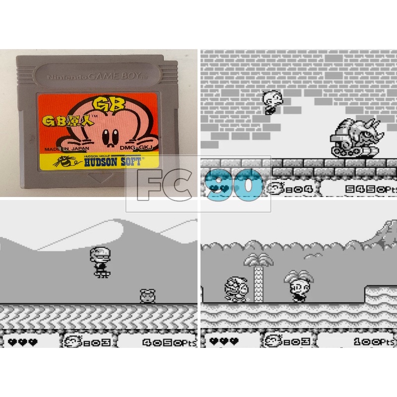 ตลับเกมบอยเกนจิน Genjin Bonk Adventure [GB] ตลับมือสอง สำหรับนักสะสมเกมเก่ายุค90 เกมบอย Gameboy