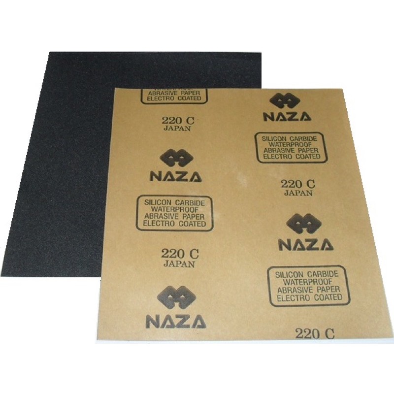 NAZA กระดาษทราย (1แผ่น) กระดาษทรายน้ำ ขนาด 100c/120c/220c/240c/320c/360c/400c/600c/800c/1000c