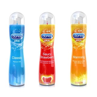 เจลหล่อลื่น ดูเร็กซ์ เพลย์ Durex Play  Classic / Strawberry / Warming ขนาด 100 ml.