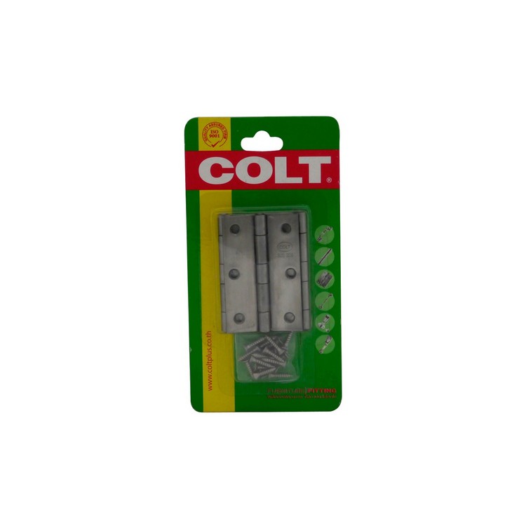 บานพับ 3"X2" COLT 31 SS P3 | COLT | 31 บานพับประตู อุปกรณ์ประตู ประตูและหน้าต่าง บานพับ 3"X2" COLT 3