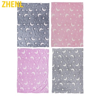 Zhenl Luminous Blanket  Warm Polyester Comfortable for Household