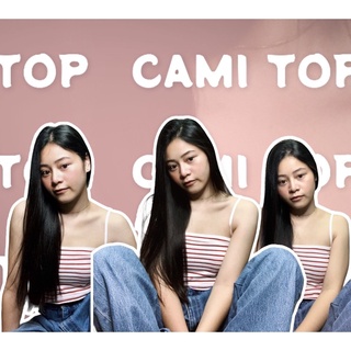 🌈สายเดี่ยวสายฝอ รับหน้าร้อน ขายดีสุด (Cami Top)