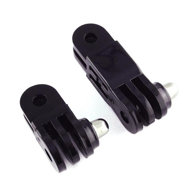 ข้อต่อตรง แบบสั้น 1 ยาว + 1 สําหรับกล้องแอคชั่น GoPro อะแดปเตอร์เมาท์แขนหมุนทิศทางต่างกัน