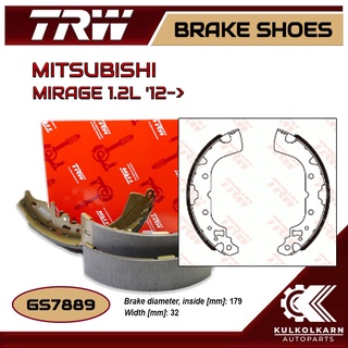 ก้ามเบรคหลัง TRW สำหรับ MITSUBISHI MIRAGE 1.2L 12-&gt; (GS7889)