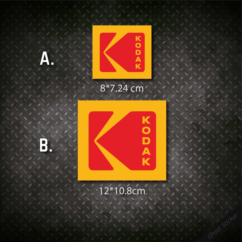 สติกเกอร์กล้อง Kodak / โกดัก 2 ขนาด งานพิมพ์