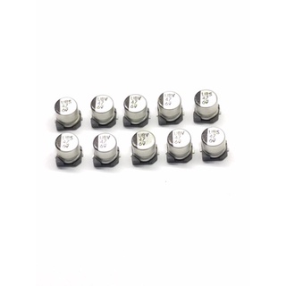 SMD Electrolyte Capacitor 47UF 06v ,Chip capacitor จำนวน 10ชิ้น