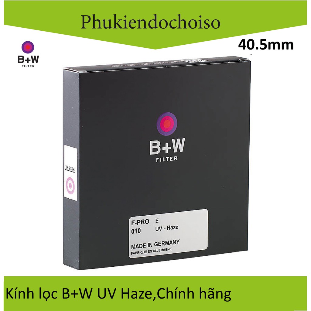 กรอง B +W F-Pro 010 UV-Haze E 40.5mm Filter