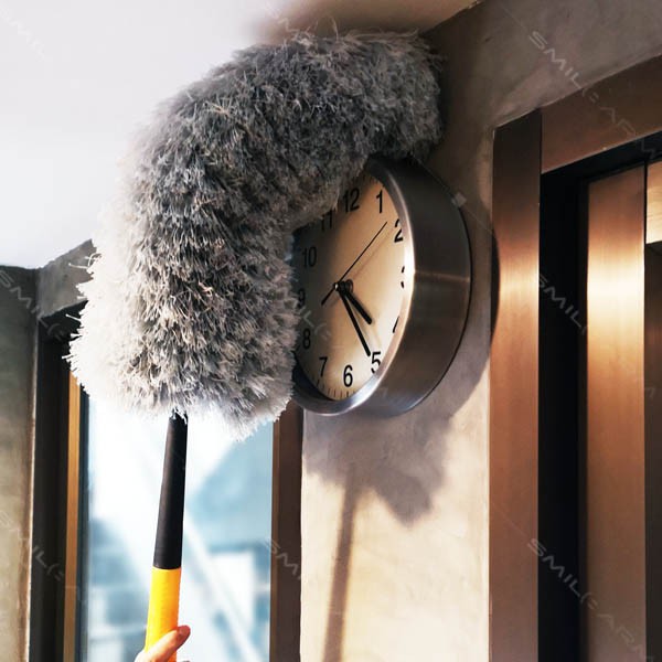 SmileArm® ไม้ปัดฝุ่นไมโครไฟเบอร์ (ไม่รวมด้าม) ดักจับฝุ่น99% ไม้ปัดฝุ่นงอได้ ไม้ปัดฝุ่นรถ - รูปที่ 3