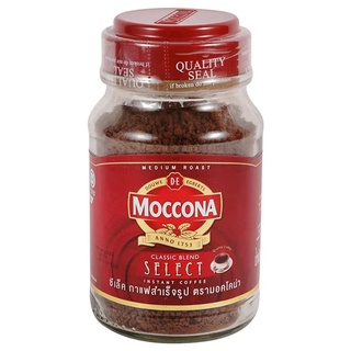 Moccona Select Classic Blend Instant Coffee มอคโคน่า ซีเล็ค คลาสสิค เบลนด์ กาแฟสำเร็จรูป 190 กรัม