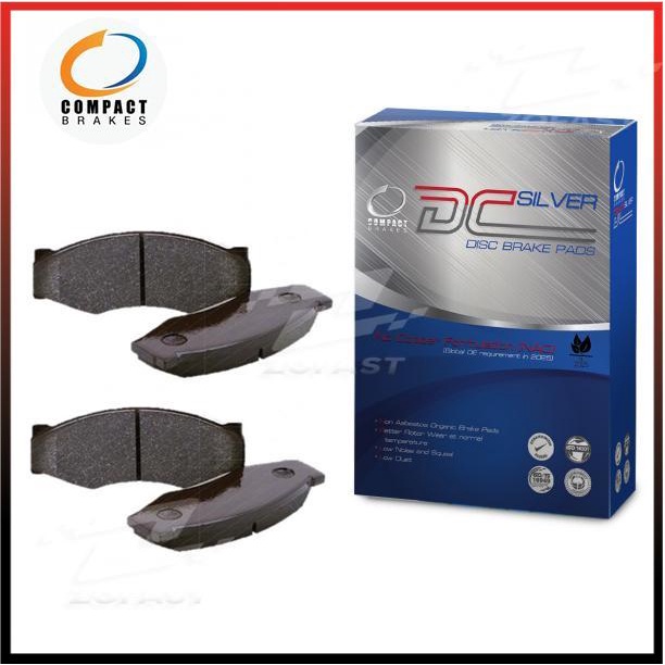 ผ้าเบรคหน้า มิราจ แอทราจ Mitsubishi MIRAGE , ATTRAGE 1.2 ปี 2012-ปัจจุบัน ผ้าเบรก COMPACT DCC608