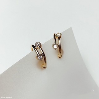 frau- ear cuffหัวใจ💓หัวใจสไตล์เกาหลี