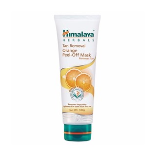 (มาส์กลอกหน้าใส) Himalaya Tan Removal Orange Peel-Off Mask