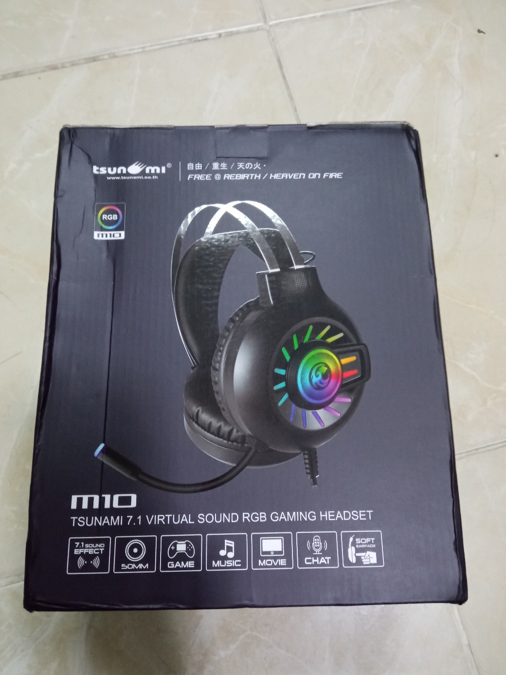 tsunami m10 7.1 surround sound rgb headset